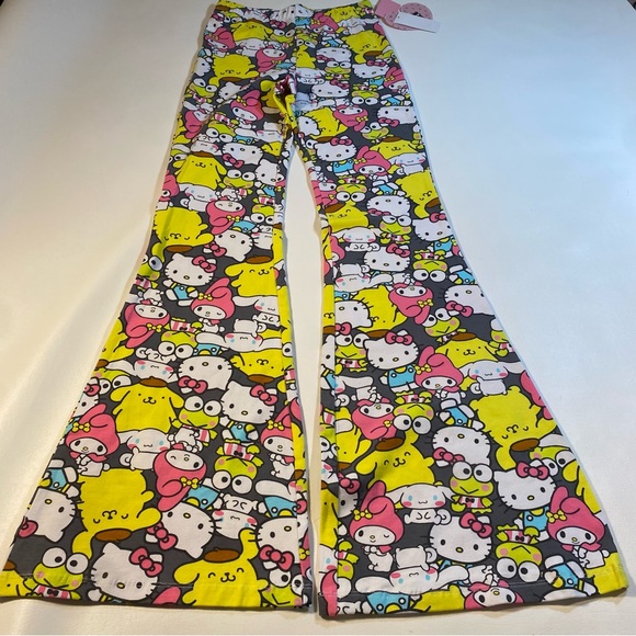 Hello Kitty Pants & Jumpsuits Nwt Sanrio Size S Bell Bottom Flare
